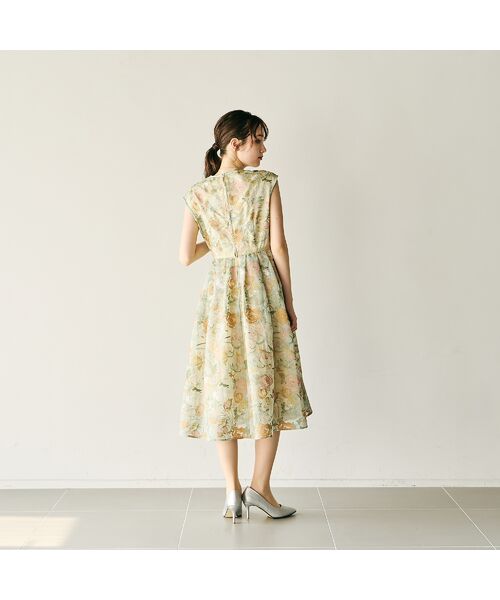 Rose Tiara / ローズティアラ ミニ丈・ひざ丈ワンピース | アールヌーボー調刺繍ワンピース | 詳細6