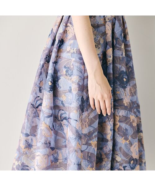 Rose Tiara / ローズティアラ ミニ丈・ひざ丈ワンピース | アールヌーボー調刺繍ワンピース | 詳細14