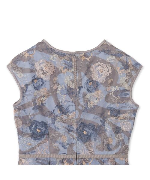 Rose Tiara / ローズティアラ ミニ丈・ひざ丈ワンピース | アールヌーボー調刺繍ワンピース | 詳細17