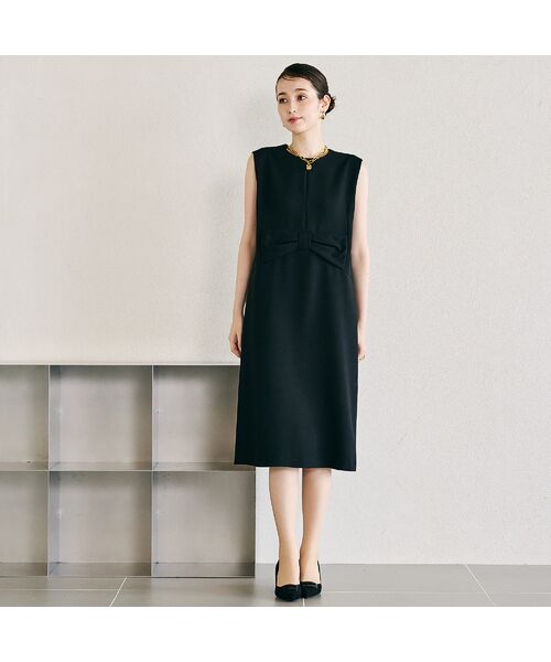 Rose Tiara / ローズティアラ ミニ丈・ひざ丈ワンピース | ビッグリボンワンピース | 詳細1