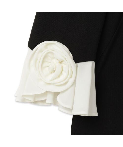 Rose Tiara / ローズティアラ ミニ丈・ひざ丈ワンピース | フラワーモチーフ付スリーブワンピース | 詳細10
