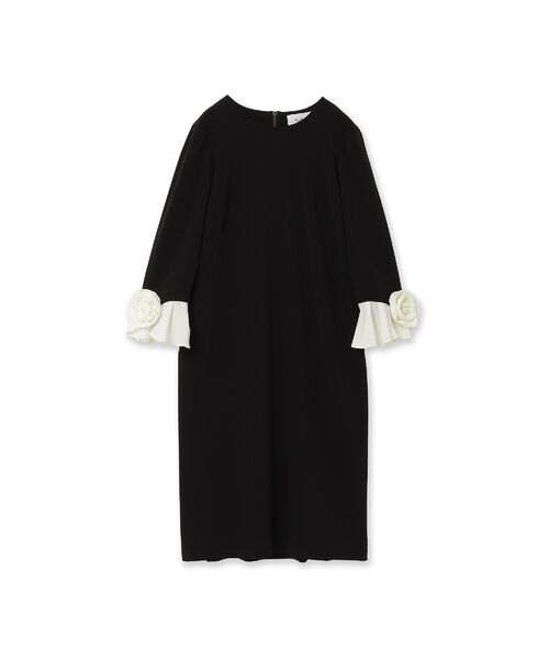 Rose Tiara / ローズティアラ ミニ丈・ひざ丈ワンピース | フラワーモチーフ付スリーブワンピース | 詳細8