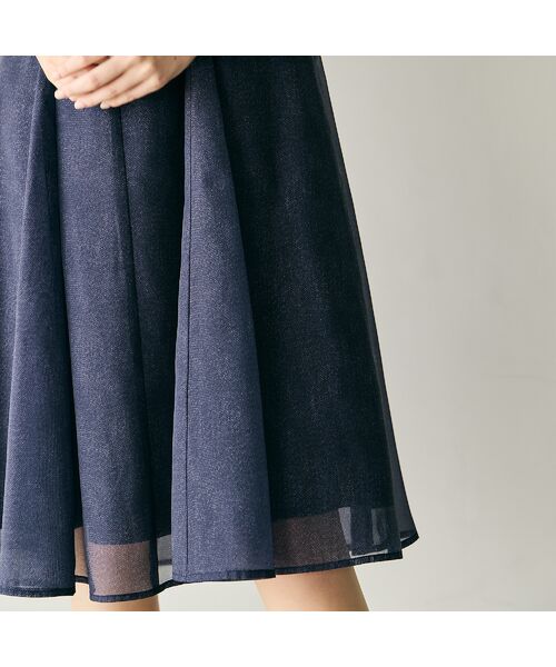 Rose Tiara / ローズティアラ ミニ丈・ひざ丈ワンピース | 8枚接ぎ美シルエットシンプルワンピース | 詳細9