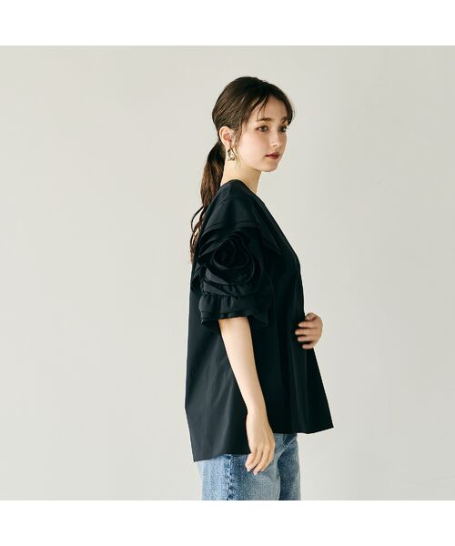 Rose Tiara / ローズティアラ シャツ・ブラウス | ビッグローズスリーブブラウス | 詳細4