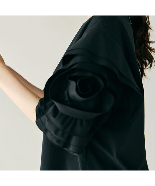 Rose Tiara / ローズティアラ シャツ・ブラウス | ビッグローズスリーブブラウス | 詳細7