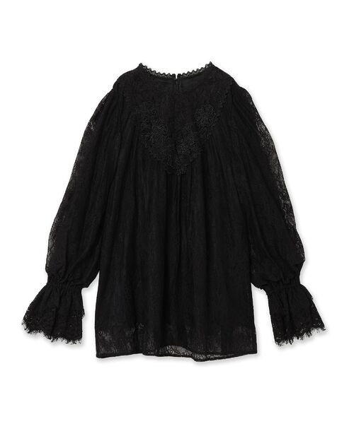 Rose Tiara / ローズティアラ シャツ・ブラウス | フラワーモチーフ付きレースブラウス | 詳細17