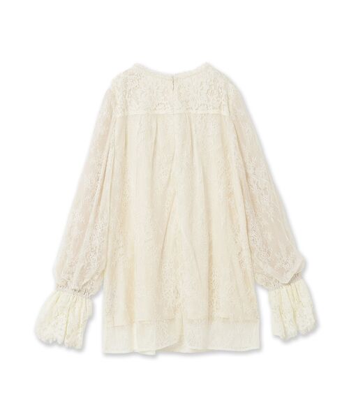 Rose Tiara / ローズティアラ シャツ・ブラウス | フラワーモチーフ付きレースブラウス | 詳細14