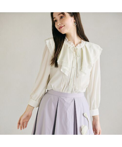 Rose Tiara / ローズティアラ シャツ・ブラウス | オーバーカラーブラウス | 詳細1