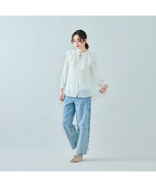 Rose Tiara / ローズティアラ シャツ・ブラウス | オーバーカラーブラウス | 詳細5