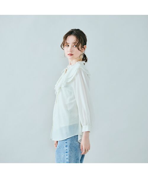 Rose Tiara / ローズティアラ シャツ・ブラウス | オーバーカラーブラウス | 詳細7