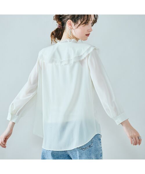 Rose Tiara / ローズティアラ シャツ・ブラウス | オーバーカラーブラウス | 詳細8