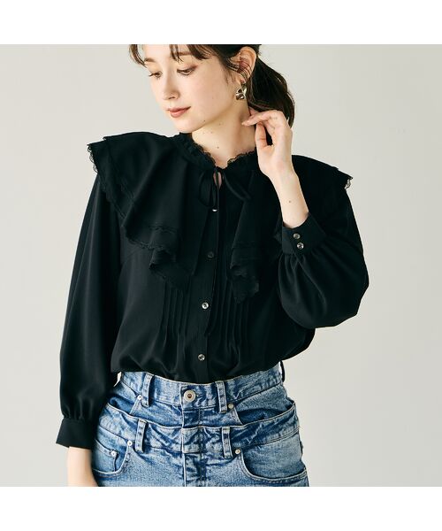 Rose Tiara / ローズティアラ シャツ・ブラウス | オーバーカラーブラウス | 詳細10