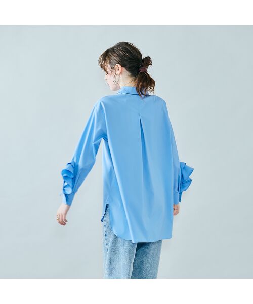 Rose Tiara / ローズティアラ シャツ・ブラウス | 袖口フリル開きブラウス | 詳細2