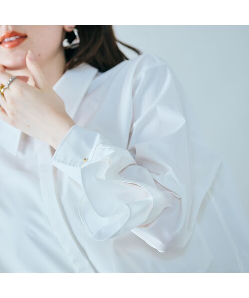Rose Tiara / ローズティアラ シャツ・ブラウス | 袖口フリル開きブラウス | 詳細3