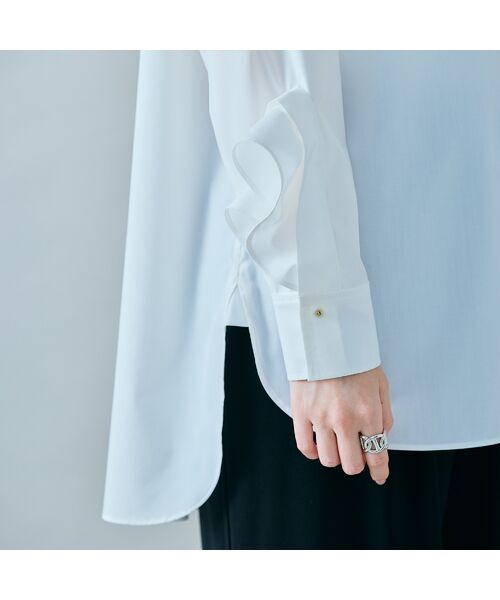 Rose Tiara / ローズティアラ シャツ・ブラウス | 袖口フリル開きブラウス | 詳細4