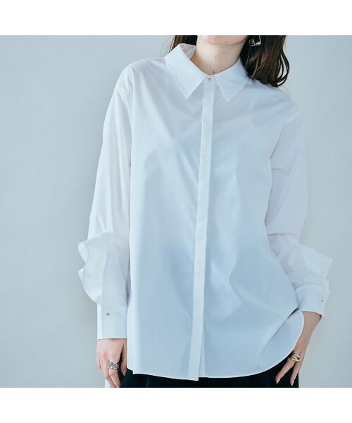 Rose Tiara / ローズティアラ シャツ・ブラウス | 袖口フリル開きブラウス | 詳細5