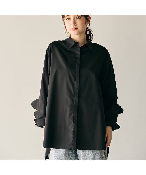 Rose Tiara / ローズティアラ シャツ・ブラウス | 袖口フリル開きブラウス | 詳細9