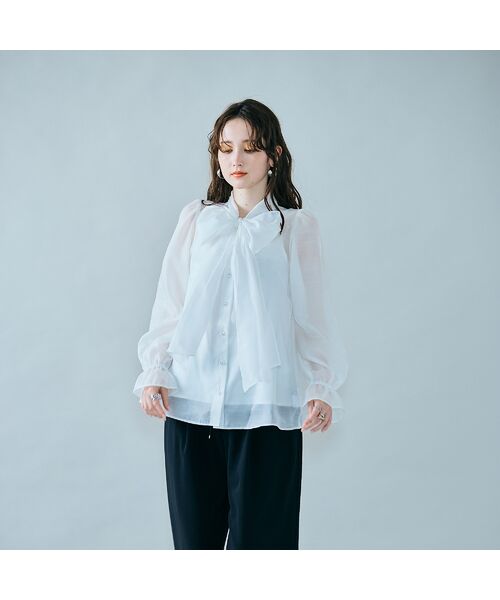 Rose Tiara / ローズティアラ シャツ・ブラウス | リボンタイブラウス | 詳細1