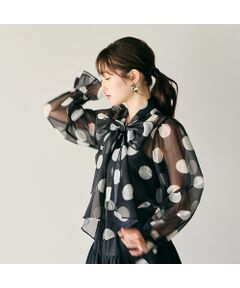 Rose Tiara / ローズティアラ シャツ・ブラウス | リボンタイブラウス/ ドット