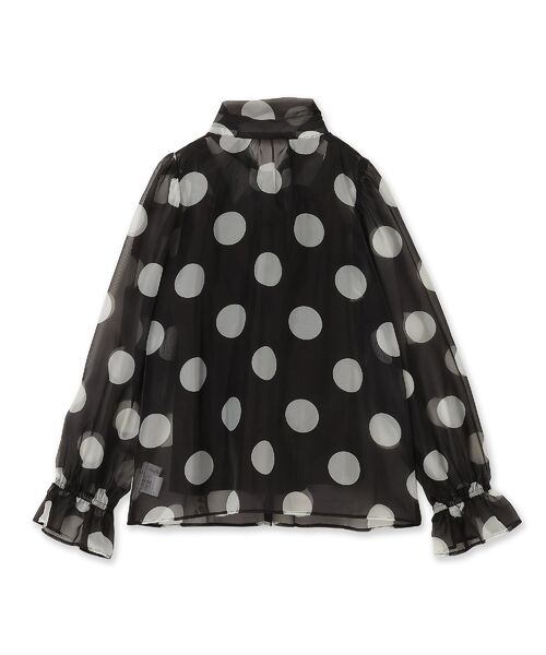 Rose Tiara / ローズティアラ シャツ・ブラウス | リボンタイブラウス/ ドット | 詳細6