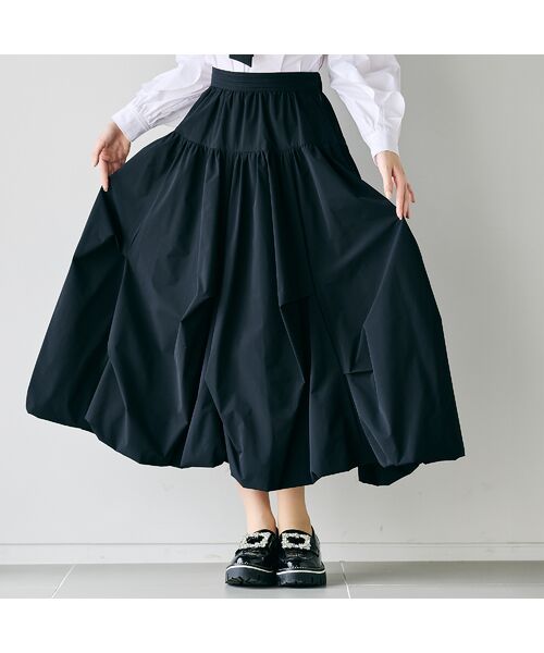 Rose Tiara / ローズティアラ ミニ・ひざ丈スカート | タックバルーンスカート | 詳細2