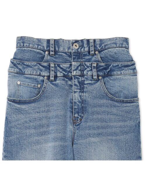 Rose Tiara / ローズティアラ デニムパンツ | ダブルベルトデニム | 詳細11