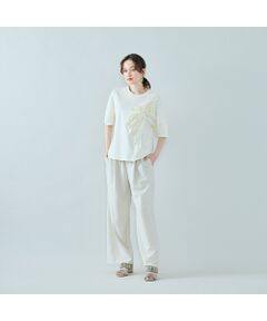 Rose Tiara / ローズティアラ その他パンツ | リラックスワイドパンツ/Beige