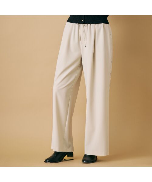Rose Tiara / ローズティアラ その他パンツ | リラックスワイドパンツ/Beige | 詳細5