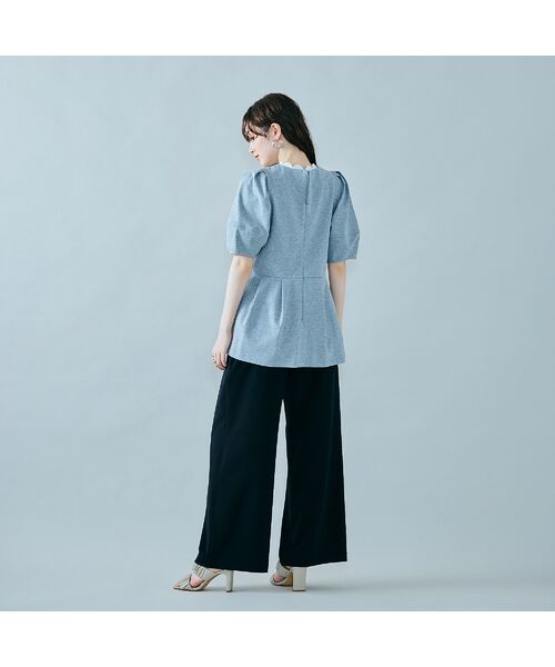 Rose Tiara / ローズティアラ その他パンツ | リラックスワイドパンツ/Black | 詳細4