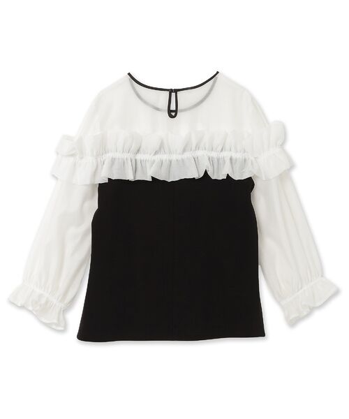 Rose Tiara / ローズティアラ カットソー | シアーフリルカットソー | 詳細9