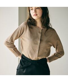 Rose Tiara / ローズティアラ ニット・セーター | ミニビジュー釦カーディガン