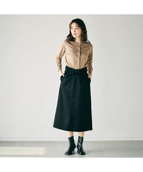 Rose Tiara / ローズティアラ ニット・セーター | ミニビジュー釦カーディガン | 詳細1