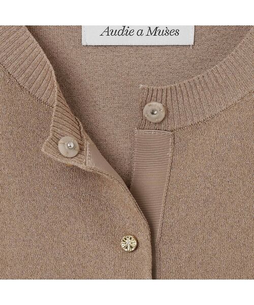 Rose Tiara / ローズティアラ ニット・セーター | ミニビジュー釦カーディガン | 詳細13