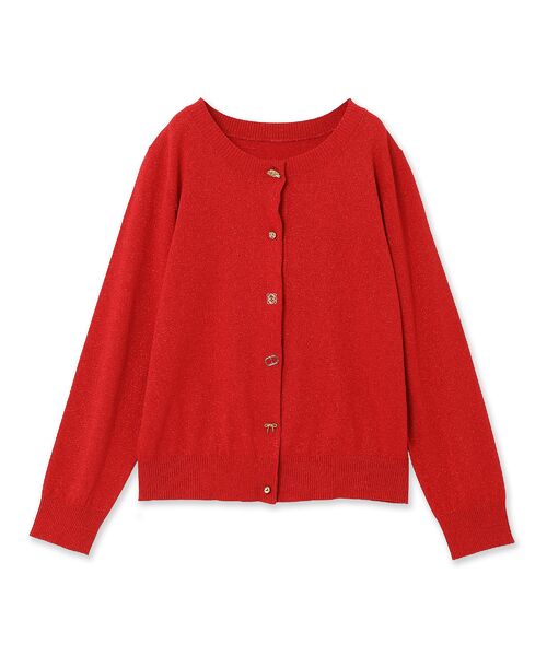 Rose Tiara / ローズティアラ ニット・セーター | ミニビジュー釦カーディガン | 詳細15