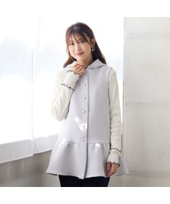 Rose Tiara / ローズティアラ ベスト | 【2WAY】【UVカット/防シワ/リサイクル素材】フード付きジレ