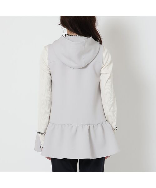 Rose Tiara / ローズティアラ ベスト | 【2WAY】【UVカット/防シワ/リサイクル素材】フード付きジレ | 詳細10