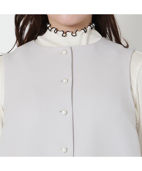 Rose Tiara / ローズティアラ ベスト | 【2WAY】【UVカット/防シワ/リサイクル素材】フード付きジレ | 詳細14