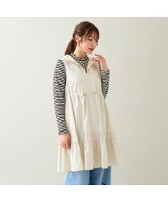 Rose Tiara / ローズティアラ ベスト | 【LIMONTA】【防水/防風/透湿/花粉防止】フレアジレ