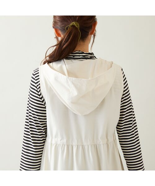 Rose Tiara / ローズティアラ ベスト | 【LIMONTA】【防水/防風/透湿/花粉防止】フレアジレ | 詳細15