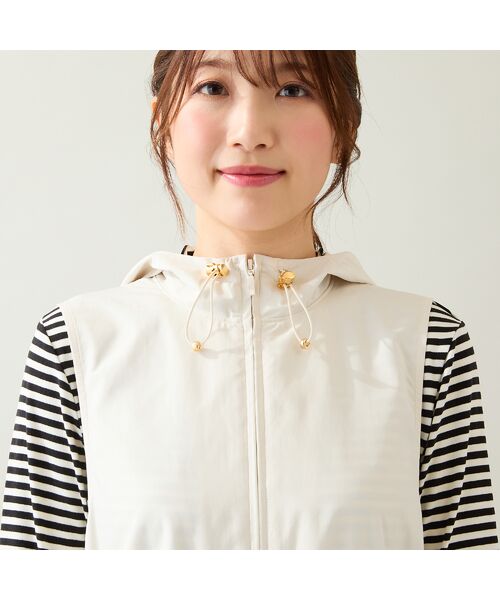 Rose Tiara / ローズティアラ ベスト | 【LIMONTA】【防水/防風/透湿/花粉防止】フレアジレ | 詳細10