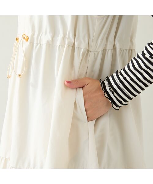 Rose Tiara / ローズティアラ ベスト | 【LIMONTA】【防水/防風/透湿/花粉防止】フレアジレ | 詳細11