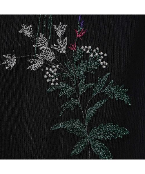 Rose Tiara / ローズティアラ ミニ丈・ひざ丈ワンピース | 【ゆったりシルエット】チュール刺繍ワンピース | 詳細18