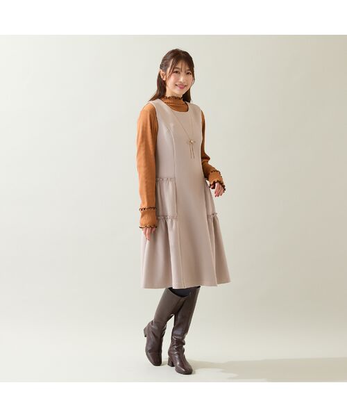 Rose Tiara / ローズティアラ ミニ丈・ひざ丈ワンピース | ティアードジャンパースカート | 詳細1