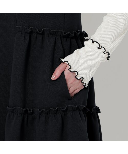 Rose Tiara / ローズティアラ ミニ丈・ひざ丈ワンピース | ティアードジャンパースカート | 詳細12