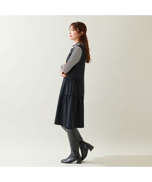 Rose Tiara / ローズティアラ ミニ丈・ひざ丈ワンピース | ティアードジャンパースカート | 詳細4