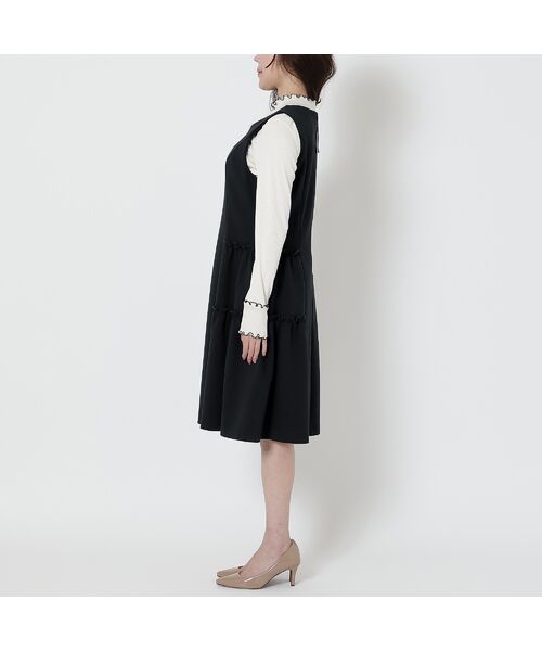 Rose Tiara / ローズティアラ ミニ丈・ひざ丈ワンピース | ティアードジャンパースカート | 詳細8