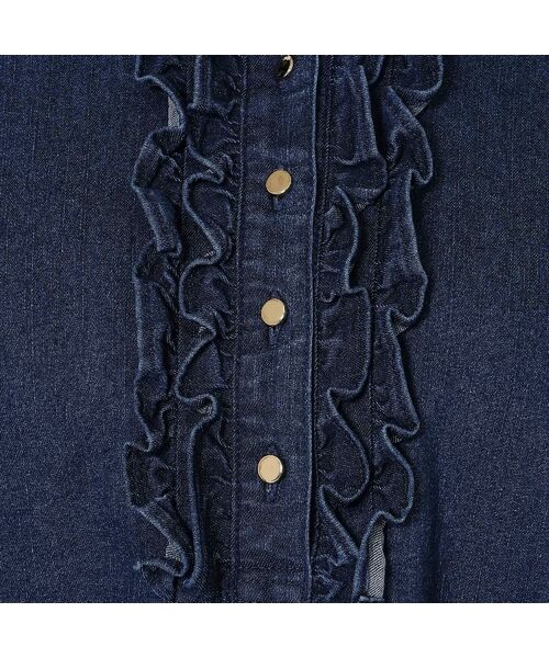 Rose Tiara / ローズティアラ チュニック | 【伸縮性◎】ライトオンスデニムチュニック | 詳細10