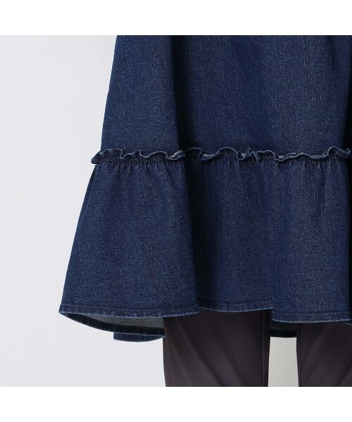 Rose Tiara / ローズティアラ チュニック | 【伸縮性◎】ライトオンスデニムチュニック | 詳細12