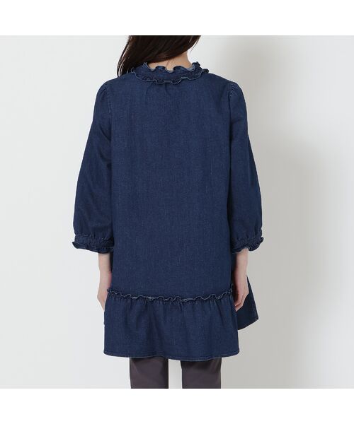 Rose Tiara / ローズティアラ チュニック | 【伸縮性◎】ライトオンスデニムチュニック | 詳細6