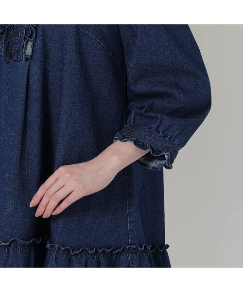 Rose Tiara / ローズティアラ チュニック | 【伸縮性◎】ライトオンスデニムチュニック | 詳細9